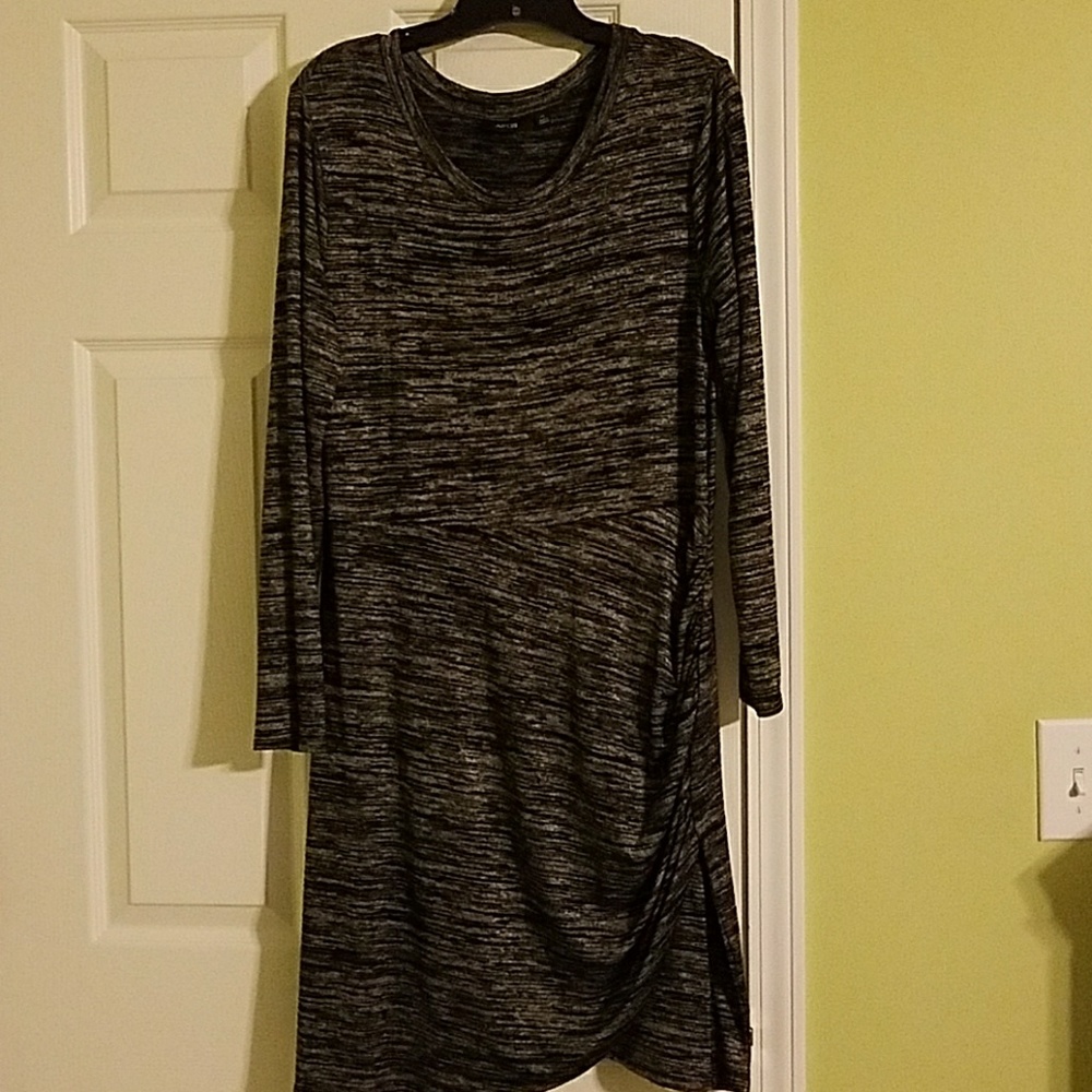 Dressy Black & Silver Dress